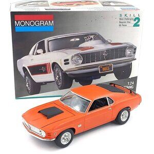 Monogram Boss 429 Mustang Scale 1:24 with Box 2728 Pre-Assembled READ Condition